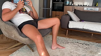 Preview 1 of Xxxx Sex Vbo Mp4 - Hot Tall Teen Licking Step Daddy&#039_s ass to get some attention