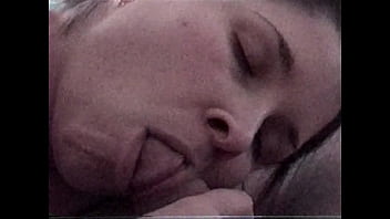 Preview 2 of Anushka Shetty Sexx - Busty Brunette gives a cheeky blowjob until he cums in her mouth