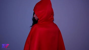 Preview 1 of Mikaela Witt Pussy - The sexiest Little Red Riding Hood Miss Fantasy. Halloween 2022