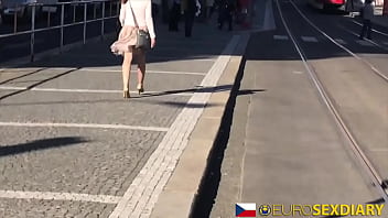 Preview 1 of Xxxxvn - Sexy redhead MILF picked up shopping in Prague and filled with cock