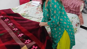 Preview 1 of Ami Ji Pakistani Sex Video - Indian Maid, s Fantasy Comes True Finally