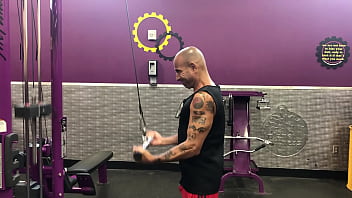 Preview 3 of Spa Hot Fuck - ARM WORKOUT G T S GYM TAN SEX ITALIAN PORN STAR WORKING OUT SO HE CAN FUCK THE BABES BETTER