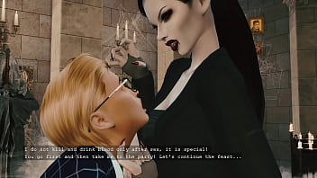 Preview 2 of Call Gills - Sims 4. Halloween 2022. Part 1 - Vampire Desires (Horror and Sensual Version)