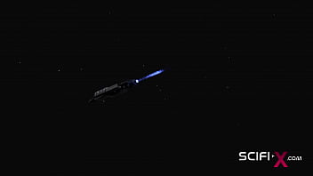 Preview 1 of Sri Lankan Sinhala Sex With Talk - Sex in a spaceship. Space busty girl in cuffs gets fucked hard by sex robot in the lab