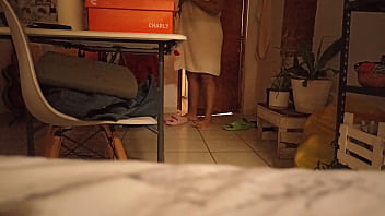 Preview 1 of Bi Bdsm Orgy - Mi novia embarazada gordita me manda v&iacute_deo por whats poni&eacute_ndose la tanga
