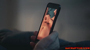 Preview 1 of First Time Sil Toda - Voyeur stepdaddy Drew Sebastian in his stepson Tristan Hunters bedroom getting fucked in the ass