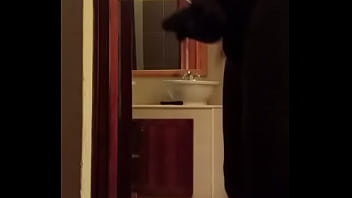 Preview 3 of Milf Mommy Son Anal - Solo boy jerking off- hotel service almost caught me masterbating