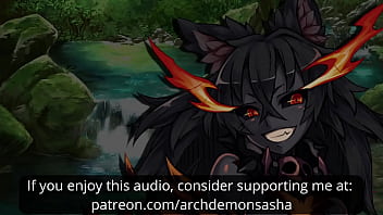 Preview 4 of Big Dudha - Hellhound Girl Dominates You! R-18 ASMR