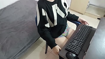 Preview 1 of Art Sex Fullhd - mi sexy hermanastra gaimer me da una rica mamada,  a cambio de una rica follada