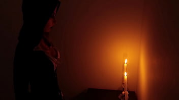Preview 1 of Thusy School Xxx 2017 - Witch suck dick of her twin - Halloween night
