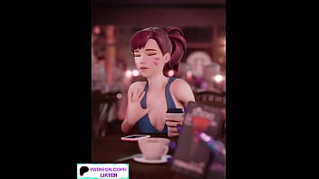 Preview 2 of Lisa Ann Hd Young Guy - D.VA PUBLIC HENTAI STORY ANIMATION 60FPS