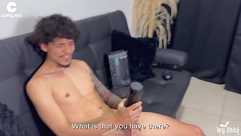 Preview 1 of Nishiuchi Mariya - my step cousin is masturbating with a fleshlight and I discover it