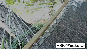 Preview 1 of Sone Lione - Abigail masturbates while relaxing on hammock