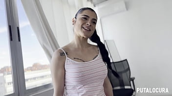 Preview 1 of Www Xxx Mona Lisa Videoss - PutaLocura - Voluptuosa espa&ntilde_ola tatuada Nadja Hot charlando y tragando el semen de Torbe