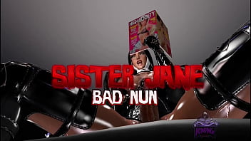 Preview 1 of Ladyboy Shool - 7 Foot Trans Nun Pegging Sinners