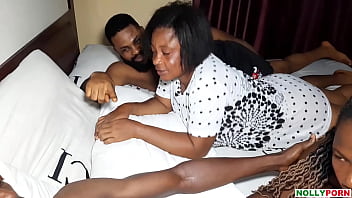 Preview 1 of Sleeping Mom Drnk Son Rap - Best African Group Sex with Pregnant Big Mummy