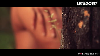 Preview 2 of Indian Shary Sex - LETSDOEIT - Beautiful Chick (Alexa Tomas) Fingers Her Juicy Pussy In The Forest Then Randomly Finds A Big Cock To Suck