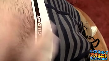 Preview 2 of Bank Robory - Hung straight amateur Sean Johansen masturbates and cums
