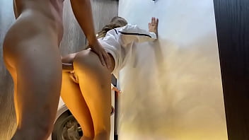 Preview 3 of Nude Amanda Ceny - Stuck in the washing machine and fucked in the ass