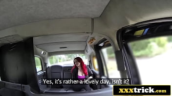 Preview 1 of Footballe Vintage - Classy Big Tits Bird Fucked By London Cab Driver (Jasmine James)
