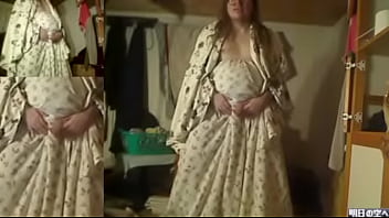 Preview 4 of Nger Porno - Learning to dance cutely 26,  part 1,  feeling sorry and wearing a bedsheet with a hole in it(2022-07-02,  0 days and 0 dances since last orgasm)