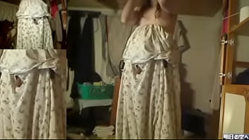 Preview 4 of Erotika X Pregnent - Prep for dance 26,  spotted a hole in the bedsheet and had to investigate it(2022-07-02,  0 days and 0 dances since last orgasm)