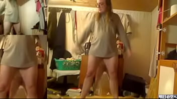 Preview 4 of Rubbing Oil - Prep for dance 26,  testing out wearing a bedsheet(2022-07-02,  0 days and 0 dances since last orgasm)