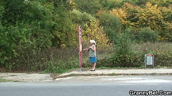 Preview 1 of Monster Cock Hard Porn - He picks up old granny for pussy banging