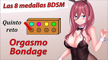 Preview 1 of Sunni Leonxxx Fuking Budei - Rol JOI: Aventura Hentai - 5&ordm_ medalla BDSM,  Orgasmo bondage.