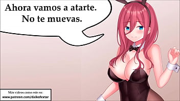 Preview 4 of Sunni Leonxxx Fuking Budei - Rol JOI: Aventura Hentai - 5&ordm_ medalla BDSM,  Orgasmo bondage.