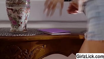 Preview 2 of Biggest Dig Ever - Beautiful babes pussy licking 69 in interracial lesbian sex
