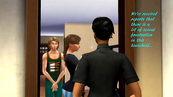 Preview 3 of Gsbcabsbc Aviv - SIMS 4: TERMINATOR 2 Jugs-ment Day - a Parody