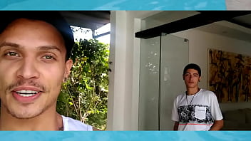Preview 1 of Big Boos Teens Sex - Making OF - Matteo &amp_ Louis &amp_ Thiago Albuquerque - Bareback(Tr&ecirc_s &eacute_ Demais)