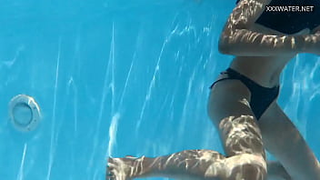 Preview 2 of Www Tamil Sexcom - Hottest petite tightest babe Bonnie Dolce underwater
