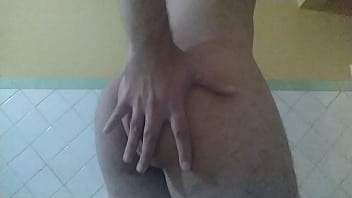 Preview 1 of Mom Son Batroom - Cuzinho depois do primeiro banho sentando em 38cm