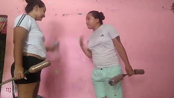 Preview 2 of Xxx Taciz - haciendo ejercicio y algo mas con la candente de mi hermanastra parte 1