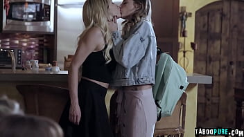 Preview 3 of Cainese Wife - Pretty small tits Kyler Quinn had lesbian threesome sex. Kyler arrives at beautiful home of Rachael Cavalli.  Kyler offers to have sex with her in order to convince her wait till Rachael come to join