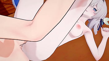 Preview 2 of Mylie Moore Bts - Firefly gets a SPECIAL study session in the library - honkai star rail hentai