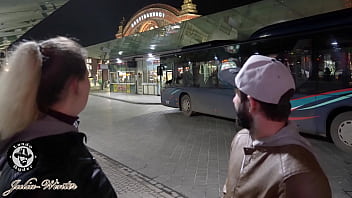Preview 1 of Naughty Fight - 2 Germans FUCKING at a Train Station!!
