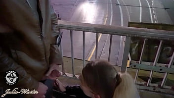 Preview 4 of Naughty Fight - 2 Germans FUCKING at a Train Station!!