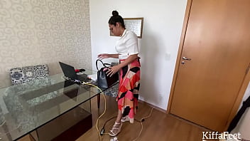 Preview 1 of Mother Force Fuck Me - Goddess Kiffa - Computer IT technician glued on Kiffa`s feet EP 2 - FOOT WORSHIP - FOOT DOMINATION - FOOT GAG - HUMILIATION - AMATEUR - HIGH HEELS - FOOT SMELLING - SOLES - CONSENSUAL CANDID