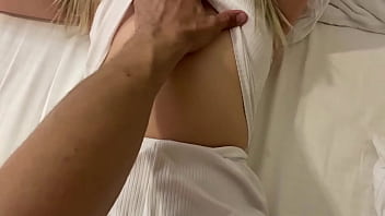 Preview 1 of Caina Xxx 2017 Hd Video - My little stepdaughter asks me to make her feel good through cute pajamas,  and I don&#039_t mind