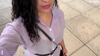 Preview 1 of Wait Cock Black Booty Ass - Vlog: EXPO SEXMEX 2022  AGATHA DOLLY
