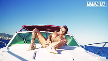 Preview 2 of Findvideo Cochone Gratuite - (FREE FULL VIDEO) - CHICAS LOCA - Alternative MILF Gina Snake Enjoys Hardcore Banging With Her BF On The Boat
