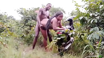 Preview 2 of Boobs Big Big Boobs Xxx - Me and my boyfriend celebrated our brand new bike with an outdoor sex