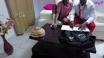 Preview 1 of Mother I Lke - A Nigerian public school junior students abandoned their home studies to learn how to fuck (Part 1)