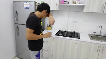 Preview 1 of Gsg Car Stuck Anime - MI CU&Ntilde_ADO ME FOLLA EN LA COCINA  HIGHLIGHT