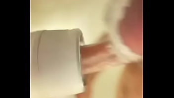 Preview 1 of First Time Nipple Rube - Shower slow motion cock toy