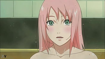 Preview 2 of Alice Horse Cock - Naruto Shippuden Episodio 311 Escena Del Ba&ntilde_o│Sin Censura│4k Ai Mejorado 2K 60FPS