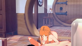 Preview 1 of Xxsex Wap Com - Sword Art Online Hentai - Asuna blowjob and anal to Kirito - Japanese Asian Manga Anime Film Game Porn